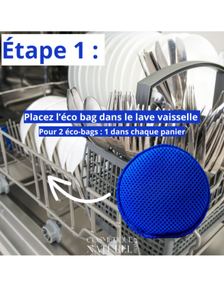 LOT de 2 Éco-bags - Lave vaisselle - Rond