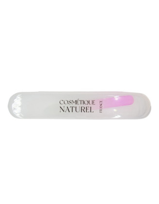 Lime à ongles rose en verre