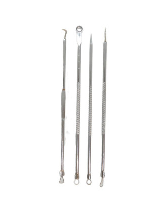 Kit de 4 extracteurs boutons et comédons  boitier