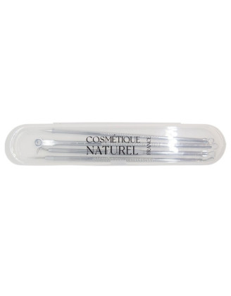 Kit de 4 extracteurs boutons et comédons  boitier