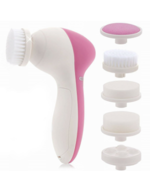 Brosse électrique nettoyante visage - 5 têtes interchangeables