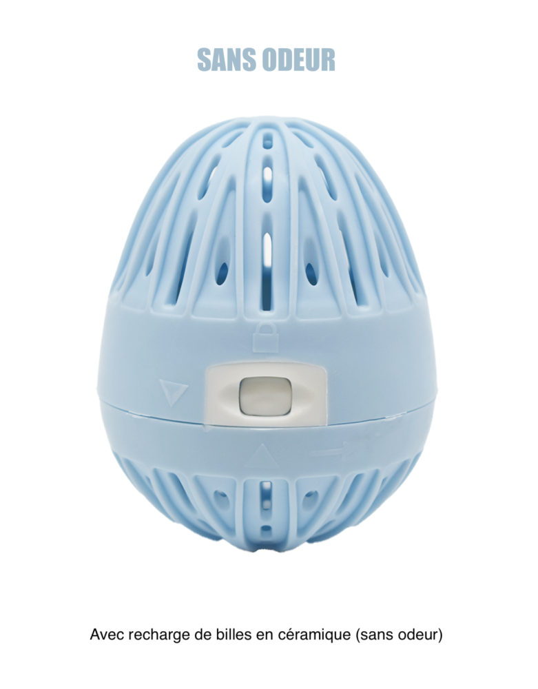 Boule de lavage machine à laver bleue  recharge - Sans odeur