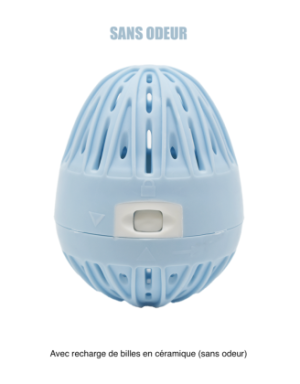 Boule de lavage machine à laver bleue  recharge - Sans odeur