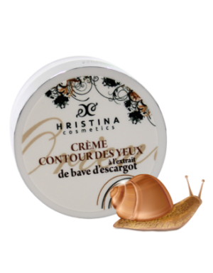 Crème contour des yeux à la bave d'escargot