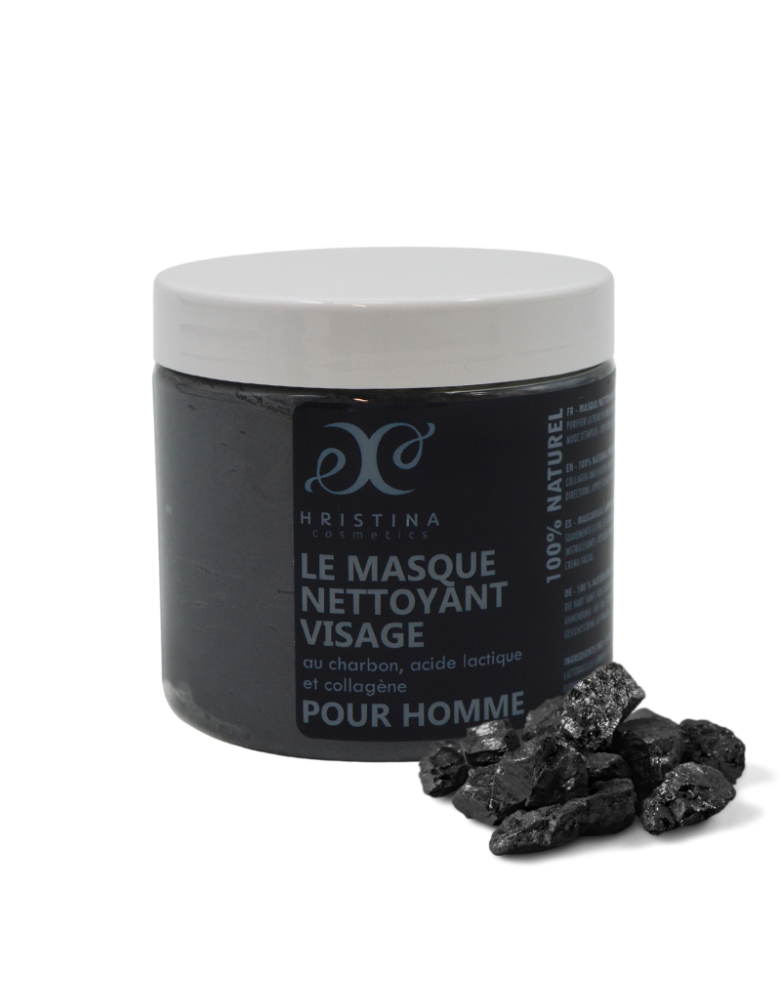 Masque nettoyant au charbon - Homme 200ml