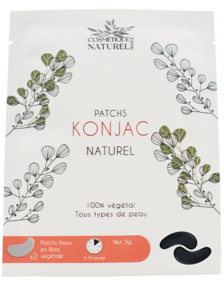 Patchs contours des yeux au Konjac - Charbon de bambou