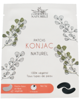 Patchs contours des yeux au Konjac - Charbon de bambou