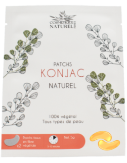 Patchs contours des yeux au Konjac - Curcuma