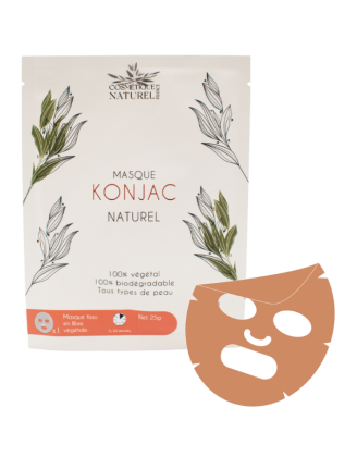 Masque konjac - Argile rouge