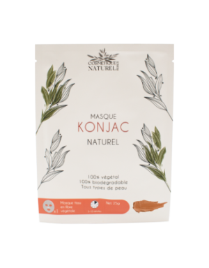 Masque konjac - Argile rouge