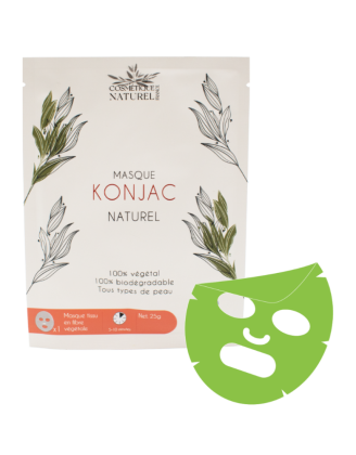 Masque konjac - Aloé vera