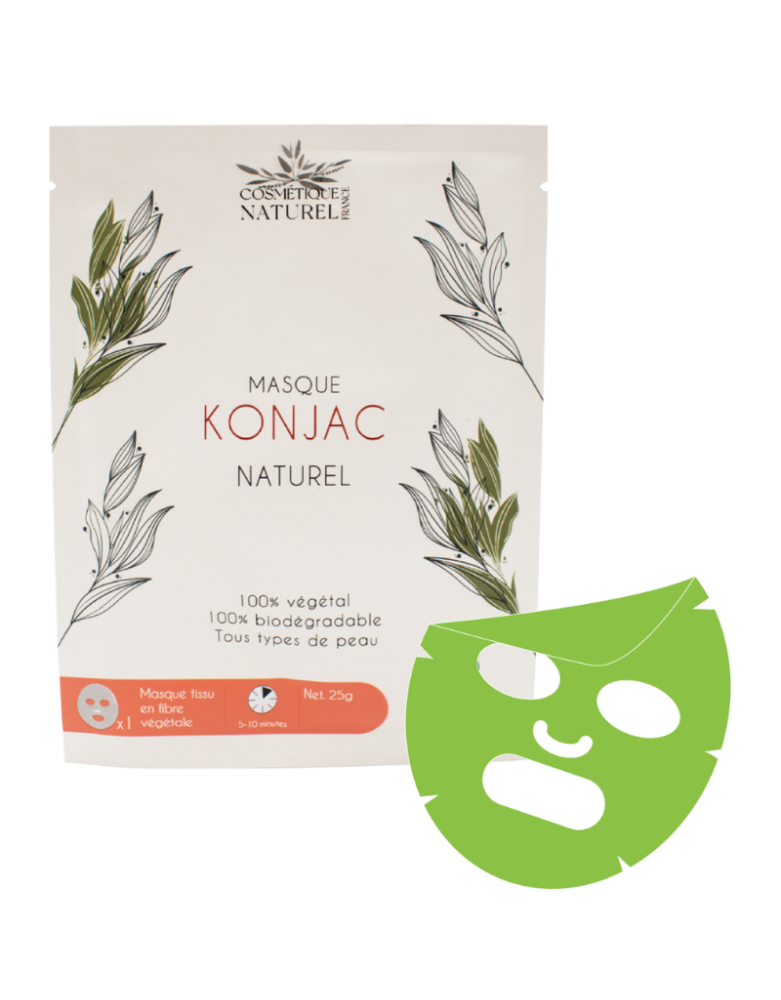 Masque konjac - Aloé vera