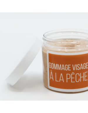 Gommage visage pêche - 200ml 100% naturel