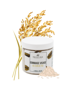 Gommage visage - Au son de riz - BIO - 200ml 100% naturel