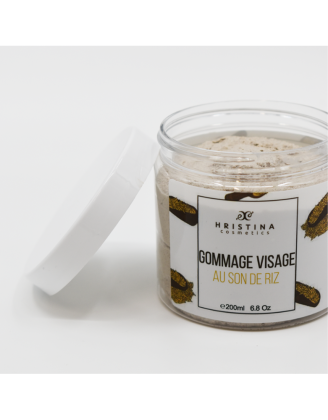 Gommage visage - Au son de riz - BIO - 200ml 100% naturel