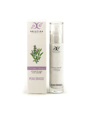 Crème visage peau grasse - 50ml 100% naturelle