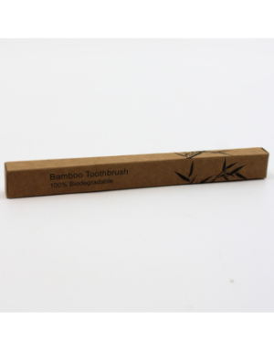 Lot de 4 Brosses à Dents en Bambou Colorées et Biodégradables