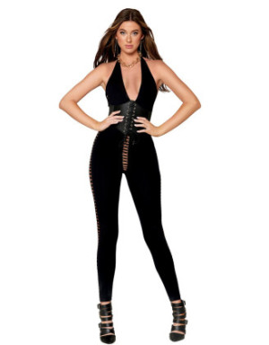 Combinaison bodystocking noire