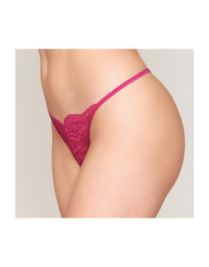 String ficelle rouge avec chaine strass