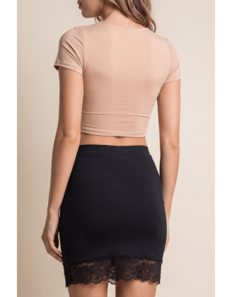 Jupe longue noire Maria