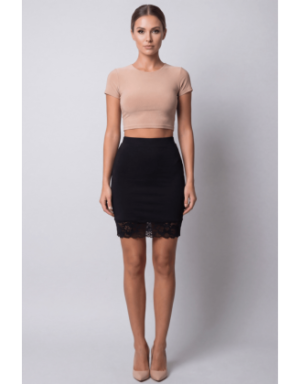 Jupe longue noire Maria
