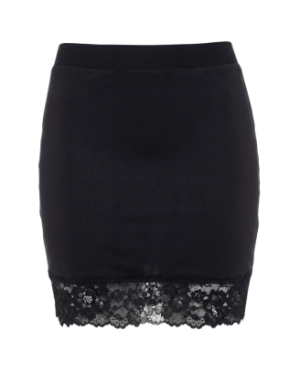 Jupe courte noire Marina