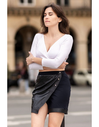 Jupe courte noire Mia
