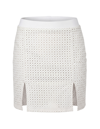 Jupe courte blanche Cassandra