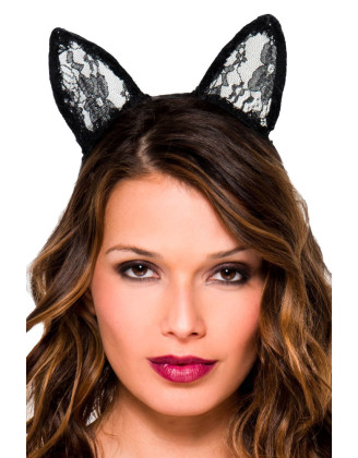 Oreilles de chatte en dentelle