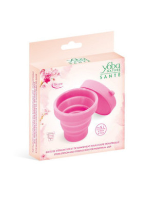 Boîte de stérilisation Rose pliable Yoba Nature