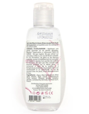 Lubrifiant à base d'eau 100% naturel Fruit de la passion 90ml