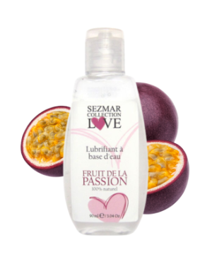 Lubrifiant à base d'eau 100% naturel Fruit de la passion 90ml