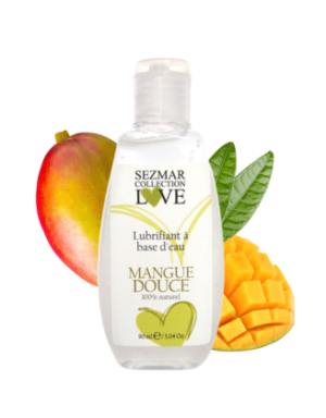 Lubrifiant à base d'eau 100% naturel Mangue Douce 90 ml