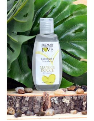 Lubrifiant à base d'eau 100% naturel Mangue Douce 90 ml
