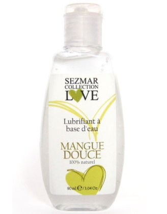 Lubrifiant à base d'eau 100% naturel Mangue Douce 90 ml
