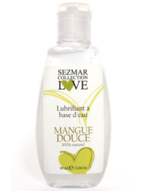 Lubrifiant à base d'eau 100% naturel Mangue Douce 90 ml
