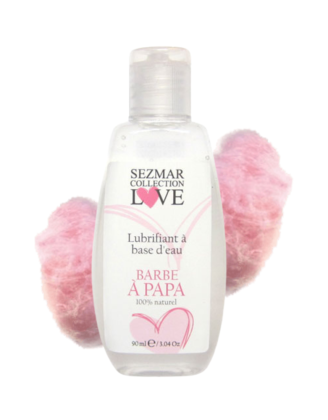 Lubrifiant à base d'eau 100% naturel Barbe à Papa 90 ml