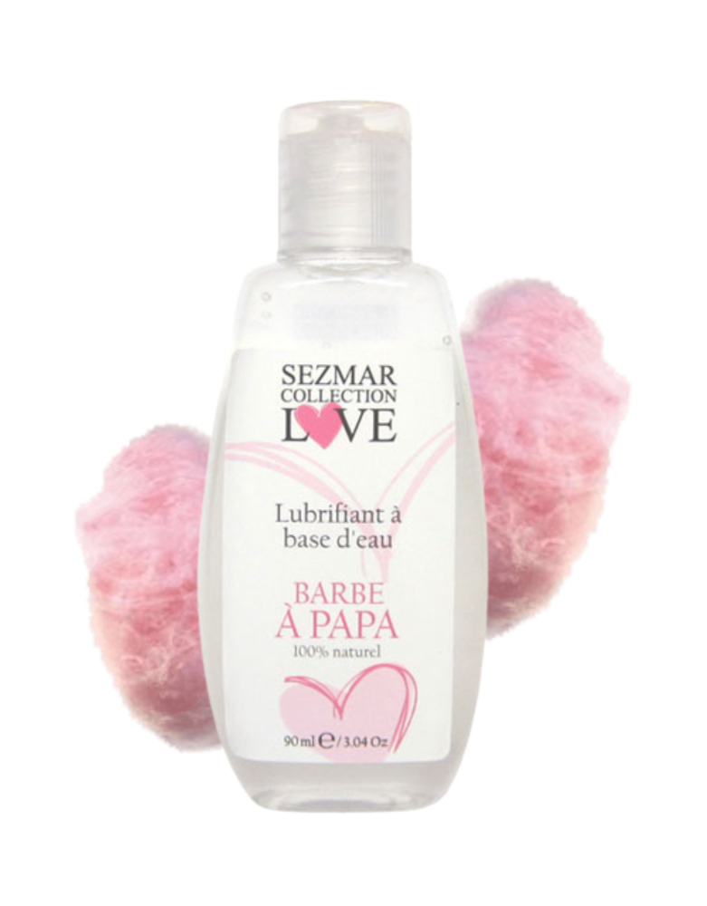 Lubrifiant à base d'eau 100% naturel Barbe à Papa 90 ml