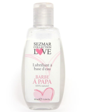 Lubrifiant à base d'eau 100% naturel Barbe à Papa 90 ml