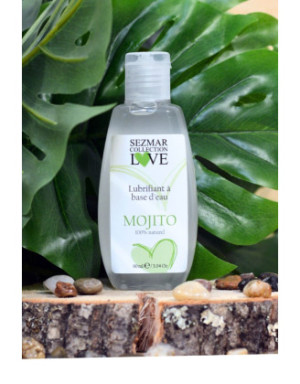 Lubrifiant à base d'eau 100% naturel Mojito 90 ml