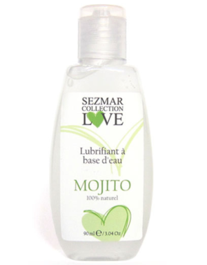 Lubrifiant à base d'eau 100% naturel Mojito 90 ml