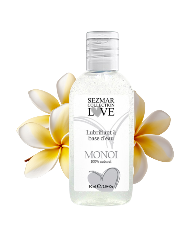 Lubrifiant à base d'eau 100% naturel Monoï 90 ml