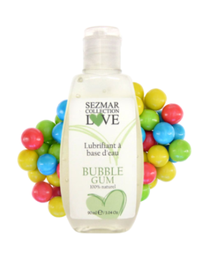 Lubrifiant à base d'eau 100% naturel Bubble Gum 90 ml