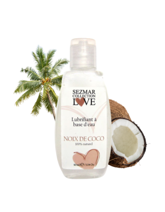 Lubrifiant à base d'eau 100% naturel Noix de Coco 90 ml