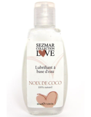 Lubrifiant à base d'eau 100% naturel Noix de Coco 90 ml