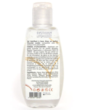 Lubrifiant à base d'eau 100% naturel Chocolat Cookie 90 ml