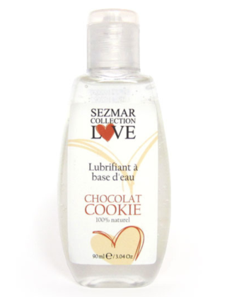 Lubrifiant à base d'eau 100% naturel Chocolat Cookie 90 ml