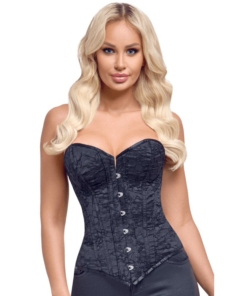 Corsage bustier à baleines avec laçage au dos - Cottelli