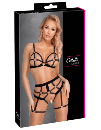Ensemble lingerie harnais ouvert - Cottelli