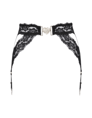 Porte-jarretelles en dentelle avec cœur décoratif - Cottelli